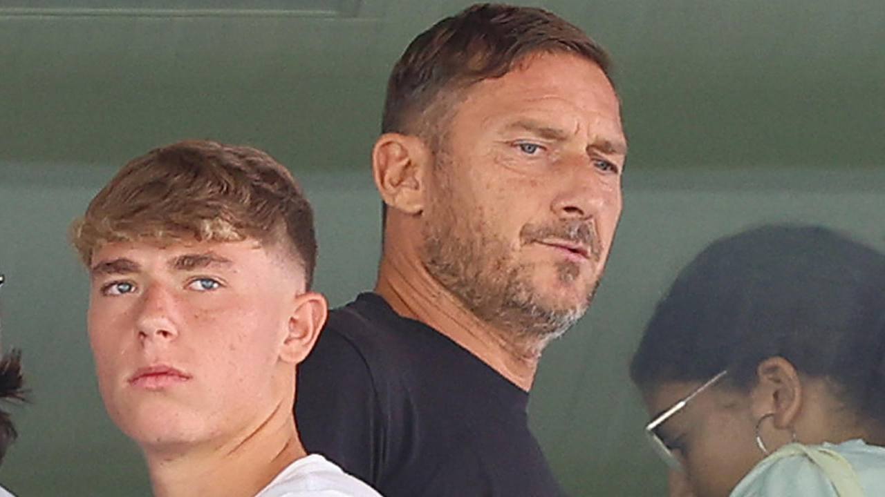 Cristian e Francesco Totti - fonte Ansa Foto - giornalemotori.it