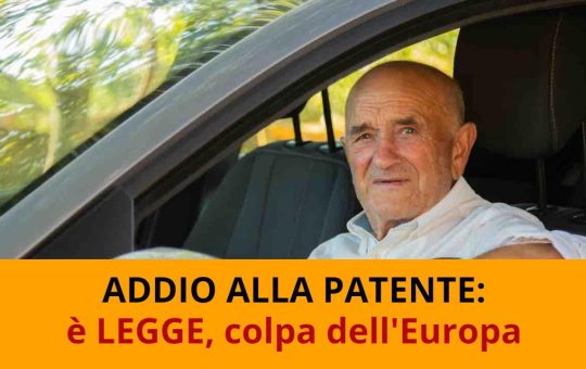 Dopo i 65 anni addio alla patente - fonte depositphotos.com - giornalemotori.it