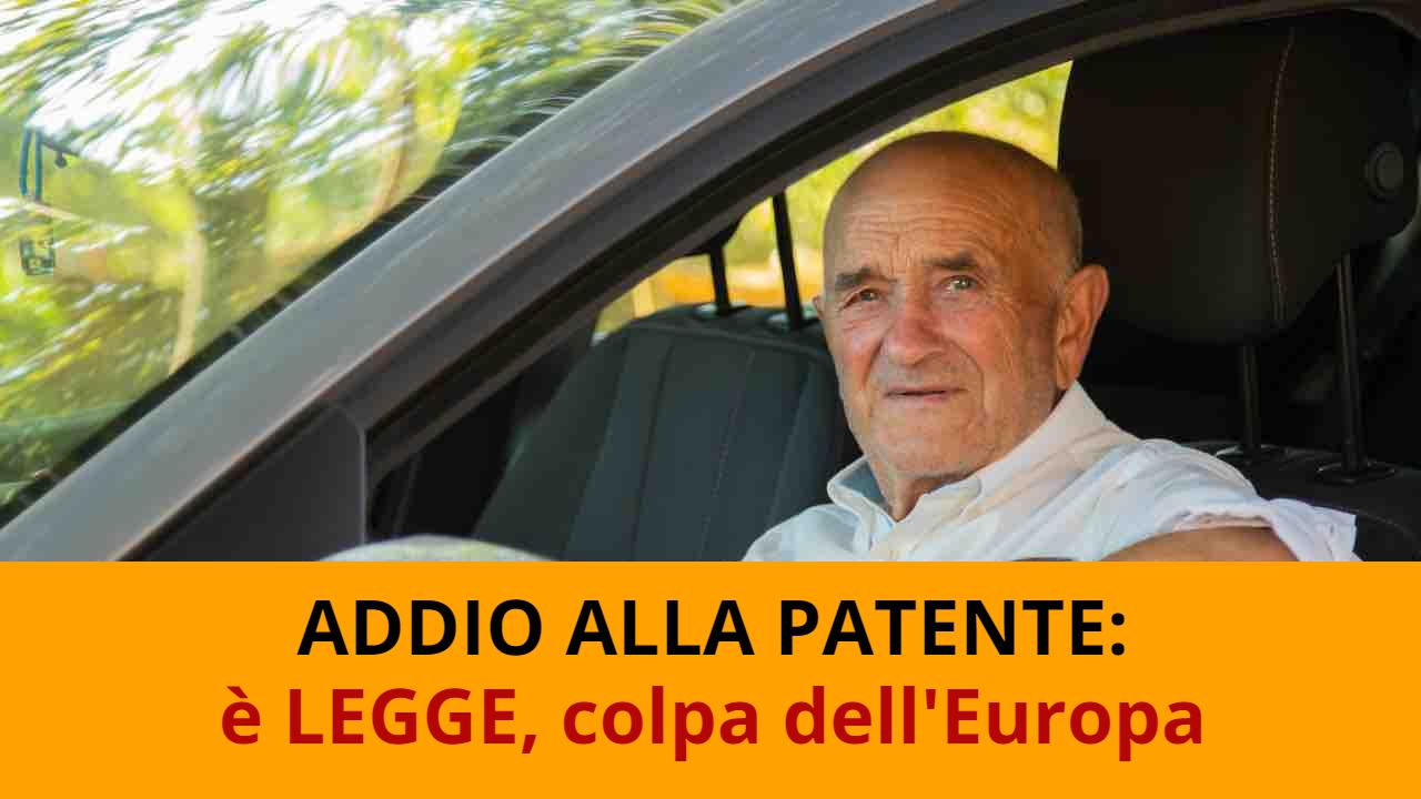 Dopo i 65 anni addio alla patente - fonte depositphotos.com - giornalemotori.it