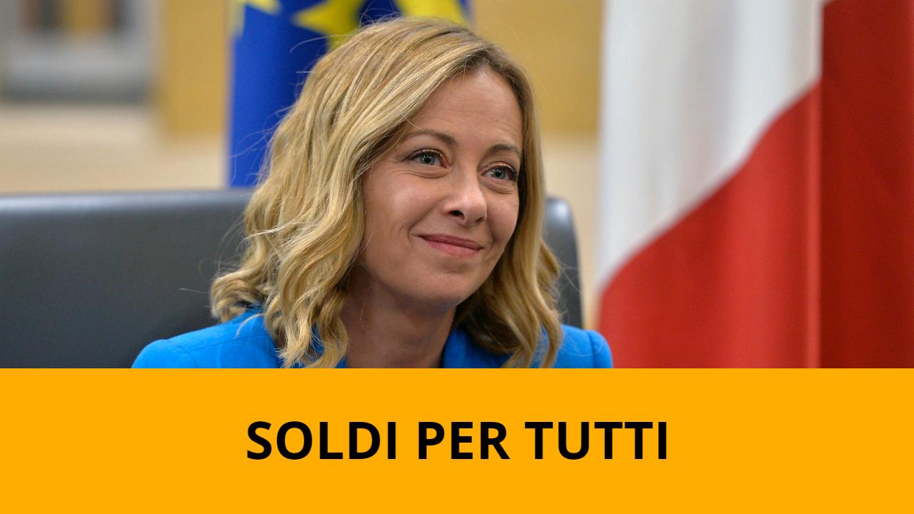 Giorgia Meloni, soldi per tutti - fonte Ansa Foto - giornalemotori.it