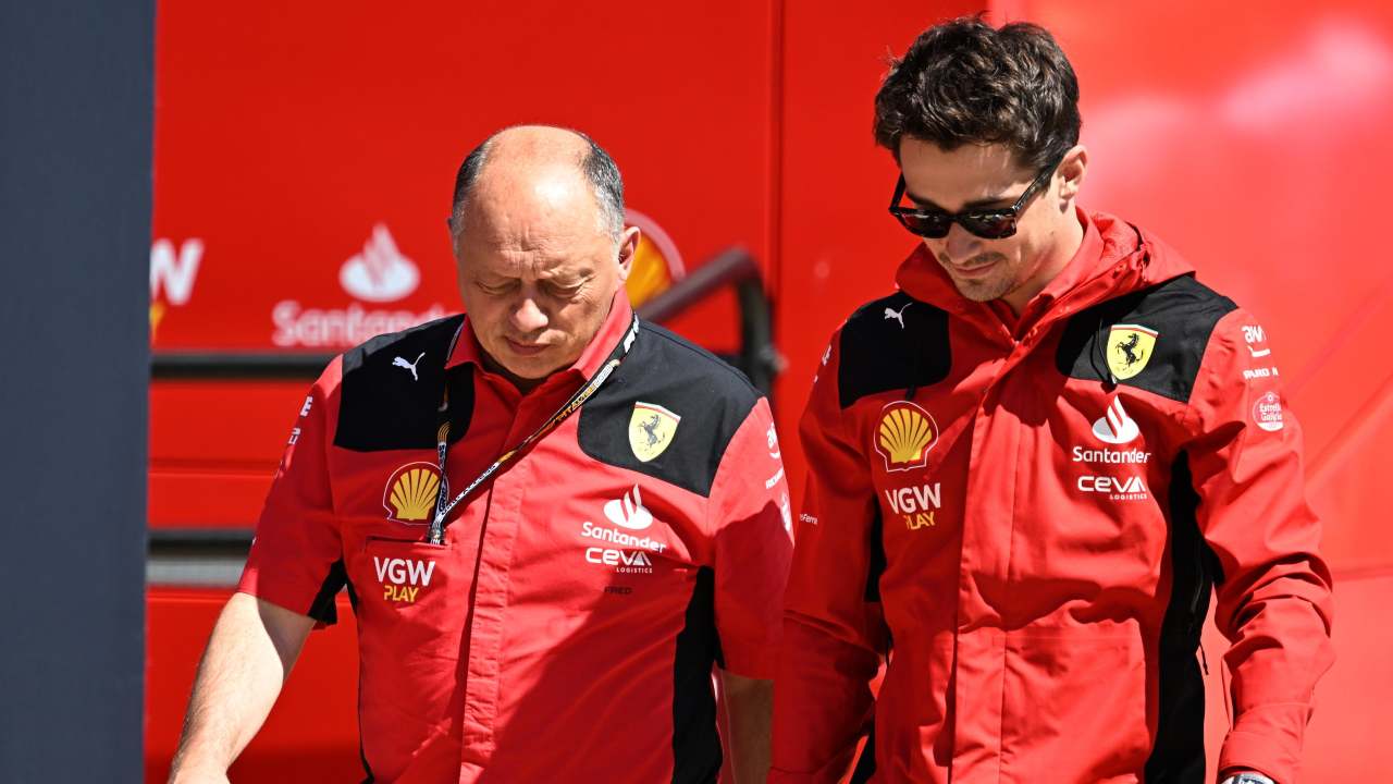 Frédéric Vasseur e Charles Leclerc, lo scontro - fonte Ansa Foto - giornalemotori.it