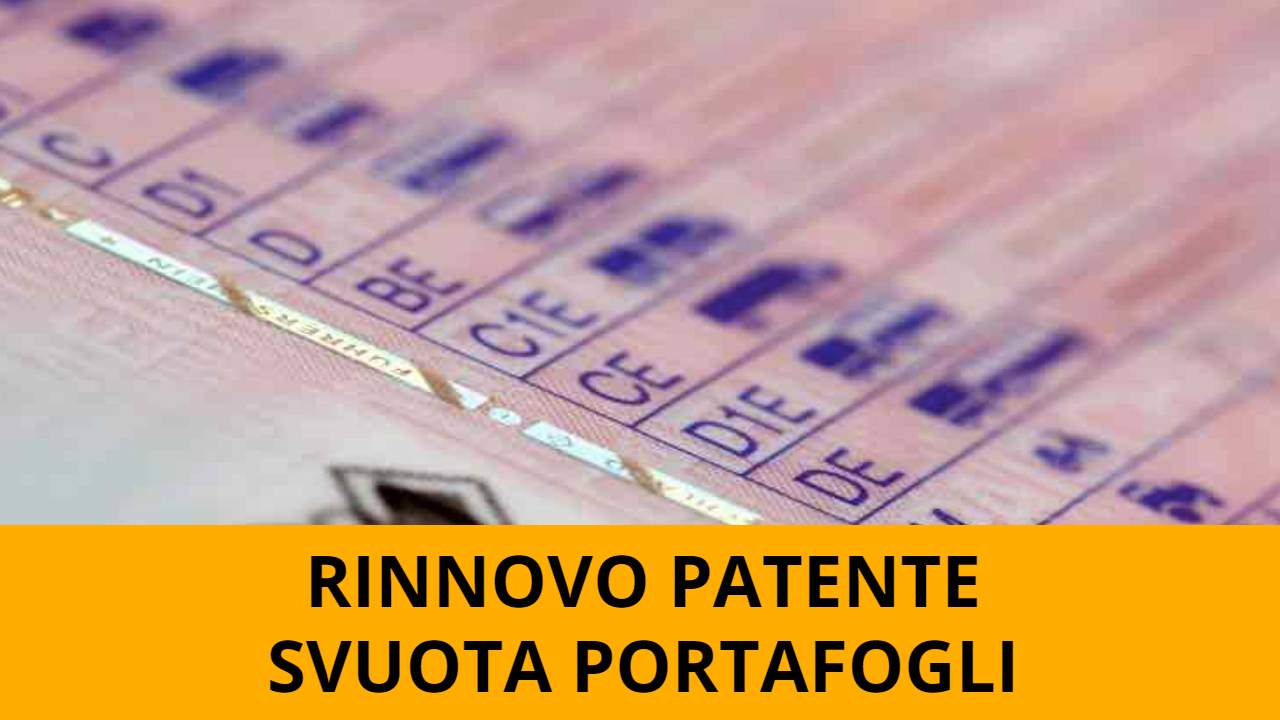 Rinnovo patente svuota portafogli - fonte depositphotos.com - giornalemotori.it