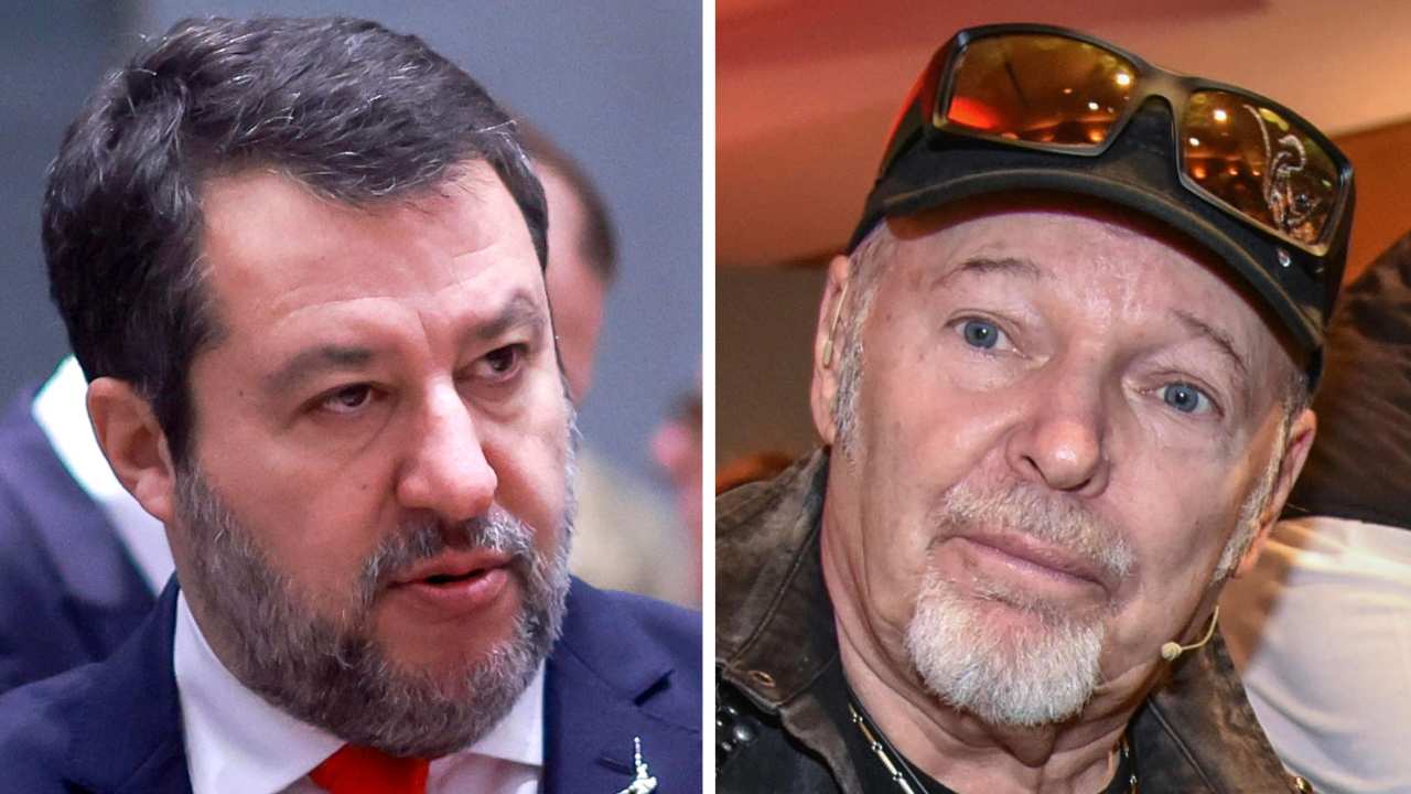 Lo scontro tra Matteo Salvini e Vasco Rossi - fonte Ansa Foto - giornalemotori.it