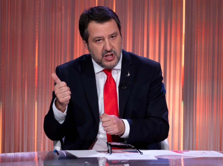 Il ministro dei trasporti Matteo Salvini - fonte Ansa Foto - giornalemotori.it